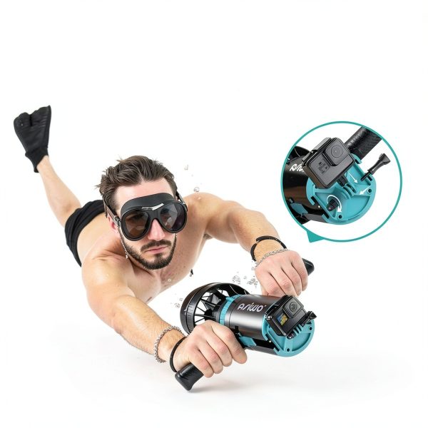Asiwo U1 Seascooter Gray Aluminum Underwater Scooter-6
