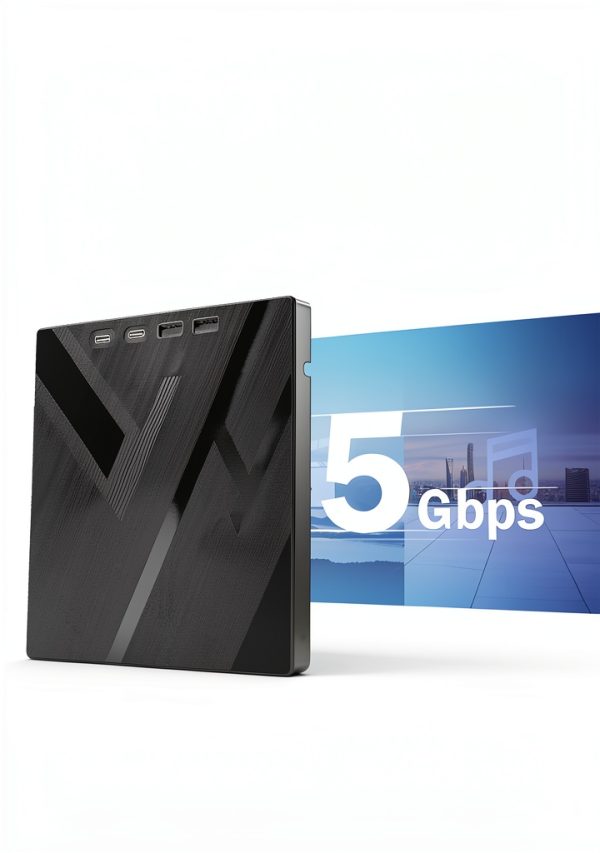 USB DVD Drive Wbacon 7‑in‑1 External USB‑C Portable-1