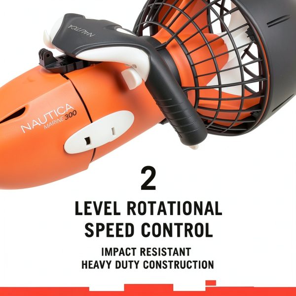 Nautica Marine 300 Seascooter Red/Black Underwater Scooter-7