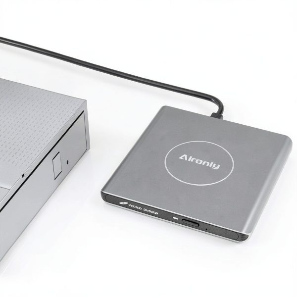 External CD DVD Drive Alronly USBC 8x DVD 24x CD-4
