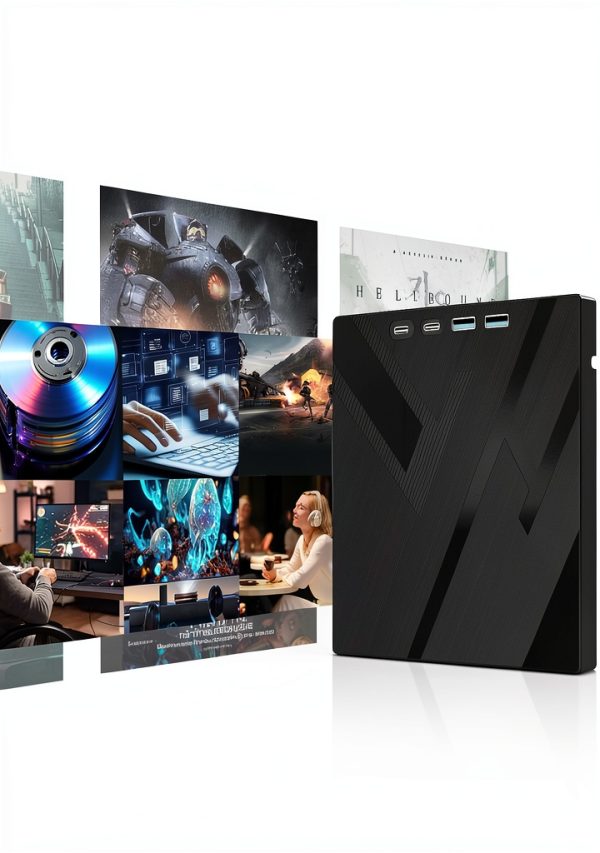 USB DVD Drive Wbacon 7‑in‑1 External USB‑C Portable-5