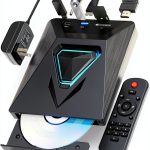 aelrsoch Mini Lightweight External DVD Drive Black-0
