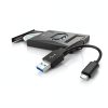 Unitek 5-in-1 External Optical Drive USB-C Black-4