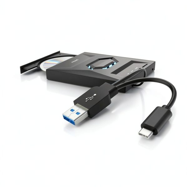 Unitek 5-in-1 External Optical Drive USB-C Black-4
