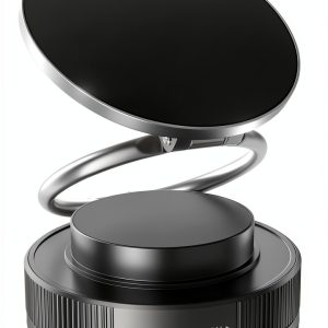 MARUVI Matte Black Magnetic Car Phone Holder-0