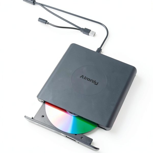 External CD DVD Drive Alronly USBC 8x DVD 24x CD-6